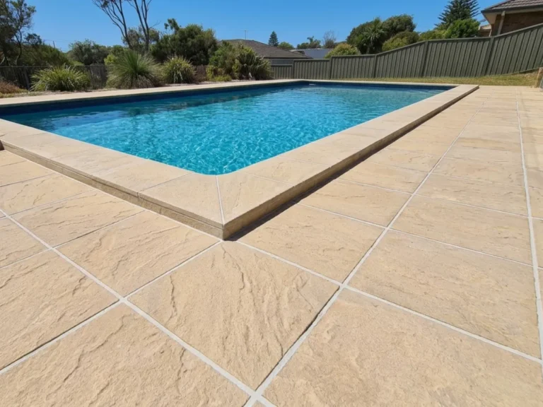 After pool surround and outdoor tile cleaning in Sydney