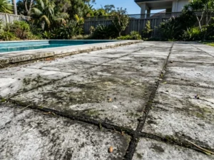 Pool Surround & Outdoor Tiles before