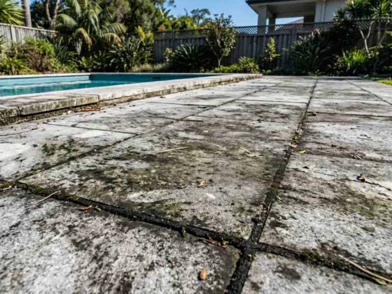 Pool Surround & Outdoor Tiles before