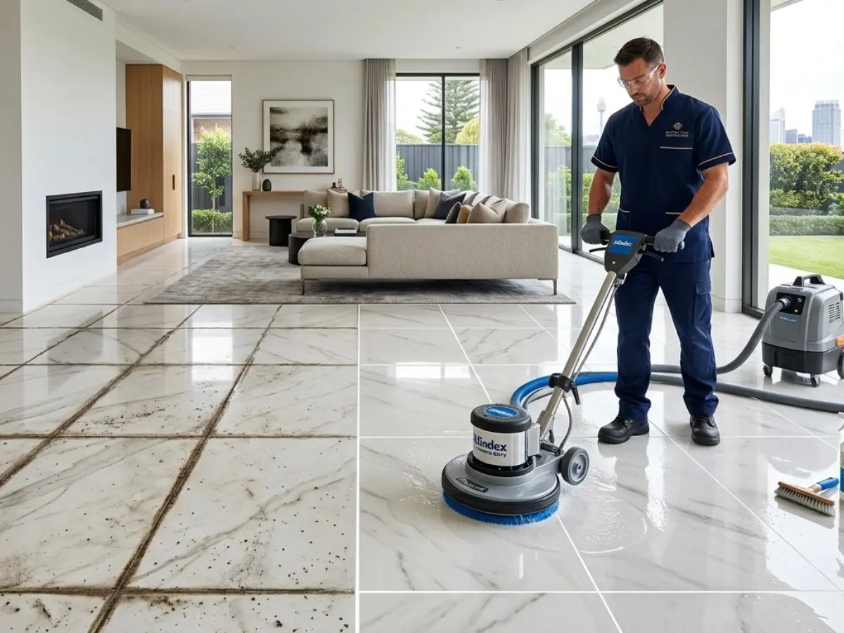 Tile and grout cleaning restoration specialist